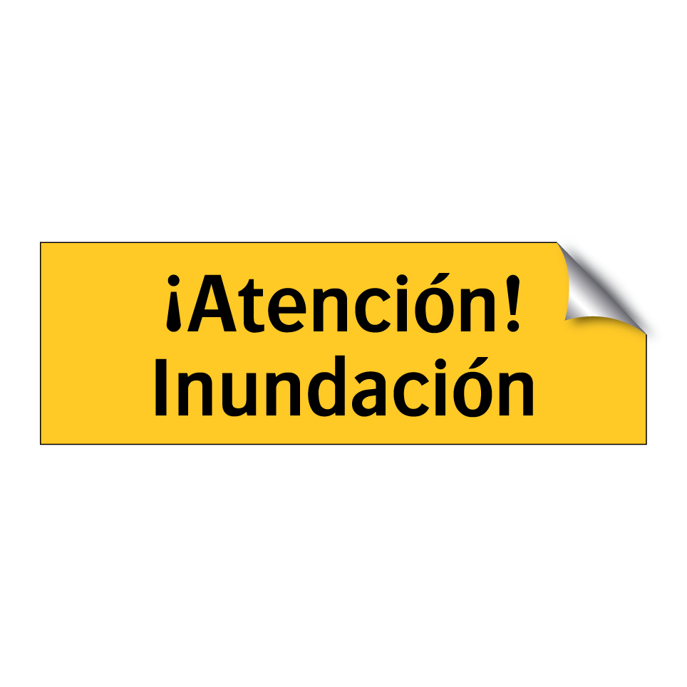 ¡Atención! Inundación