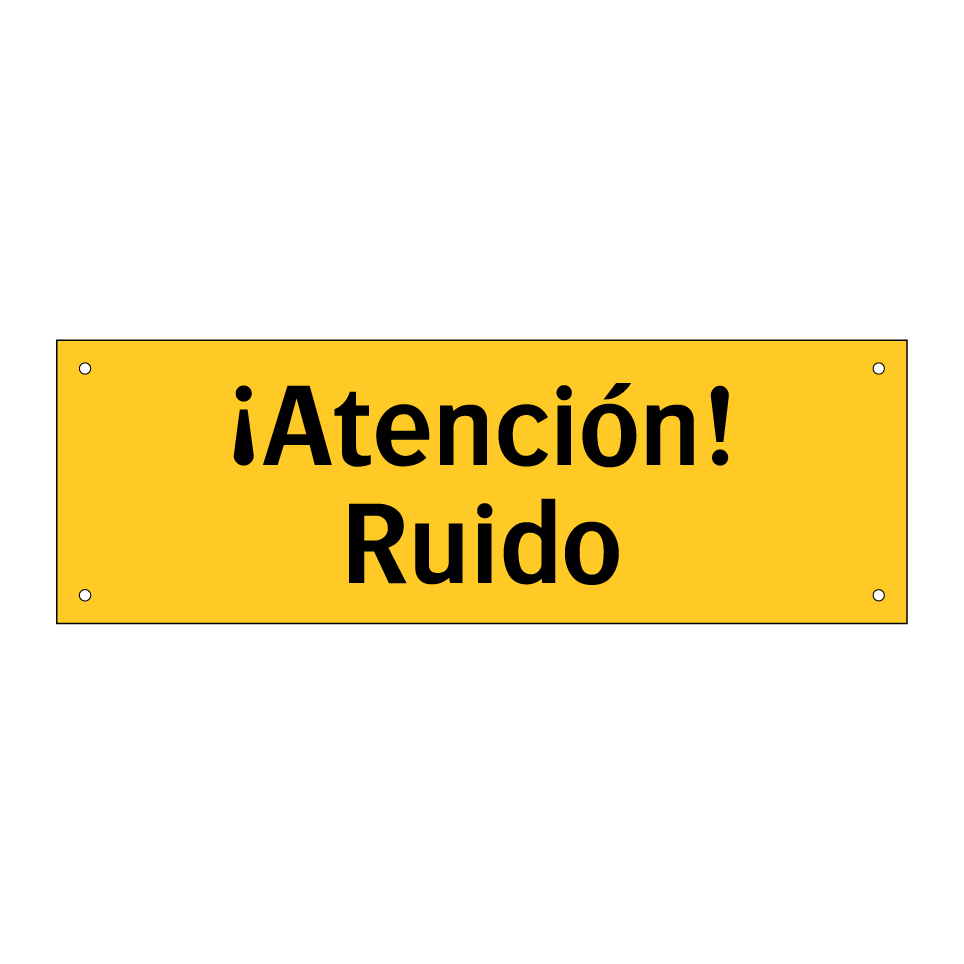 ¡Atención! Ruido