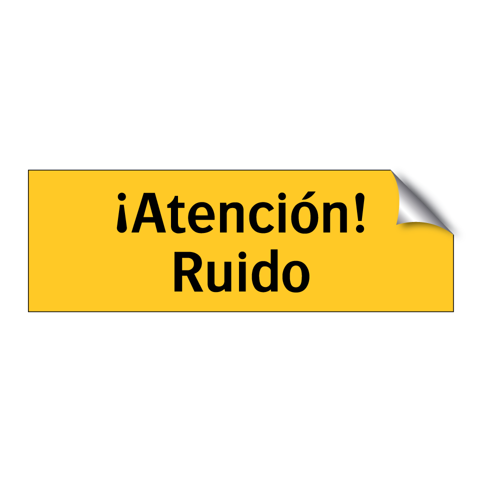 ¡Atención! Ruido