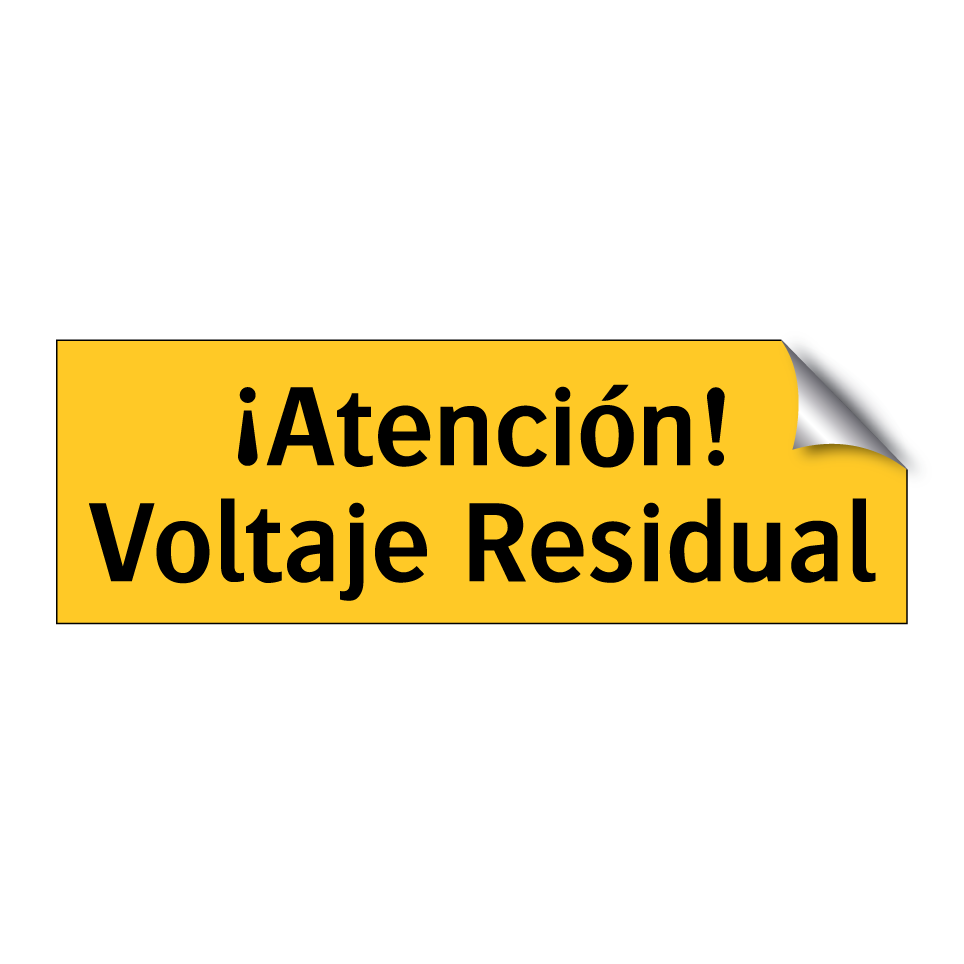 ¡Atención! Voltaje Residual