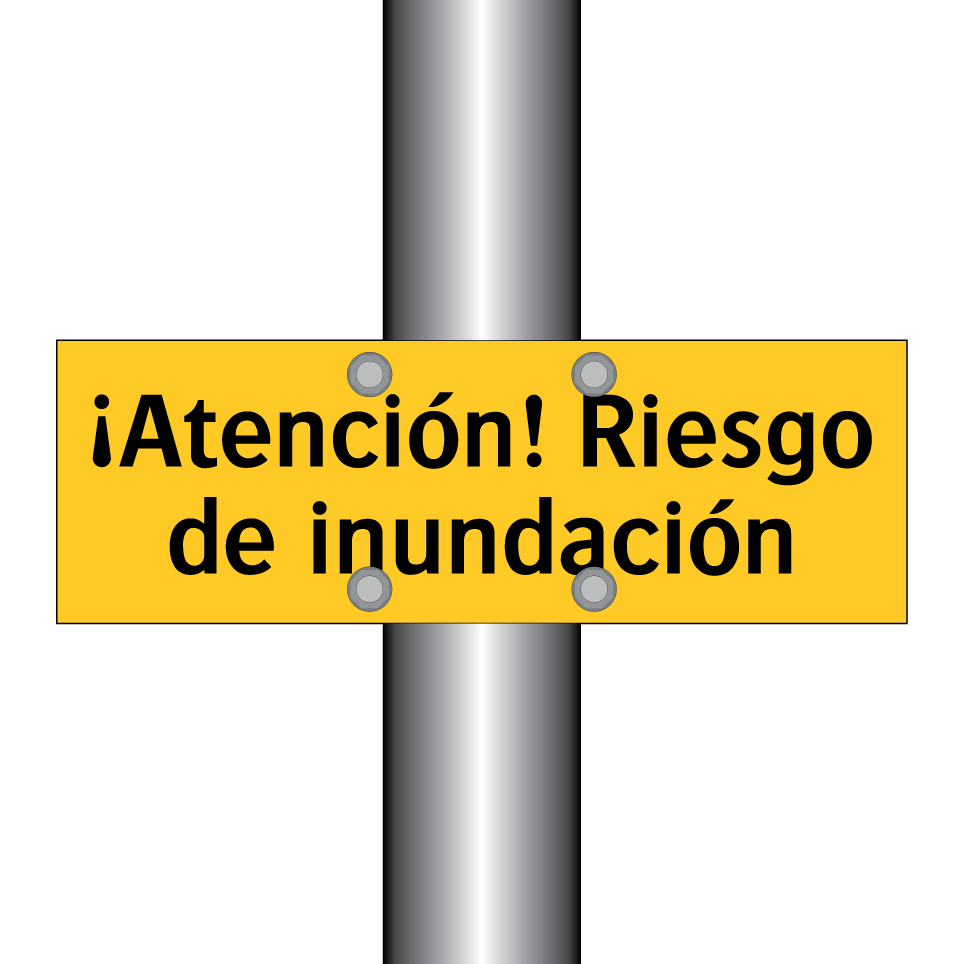 ¡Atención! Riesgo de inundación