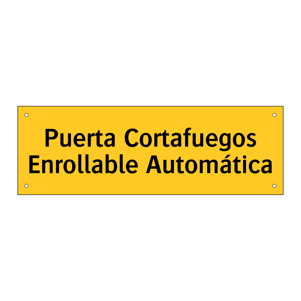Puerta Cortafuegos Enrollable Automática