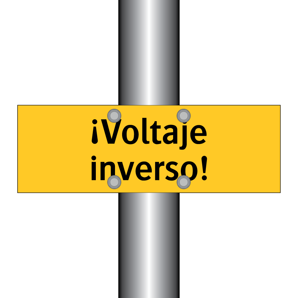 ¡Voltaje inverso!
