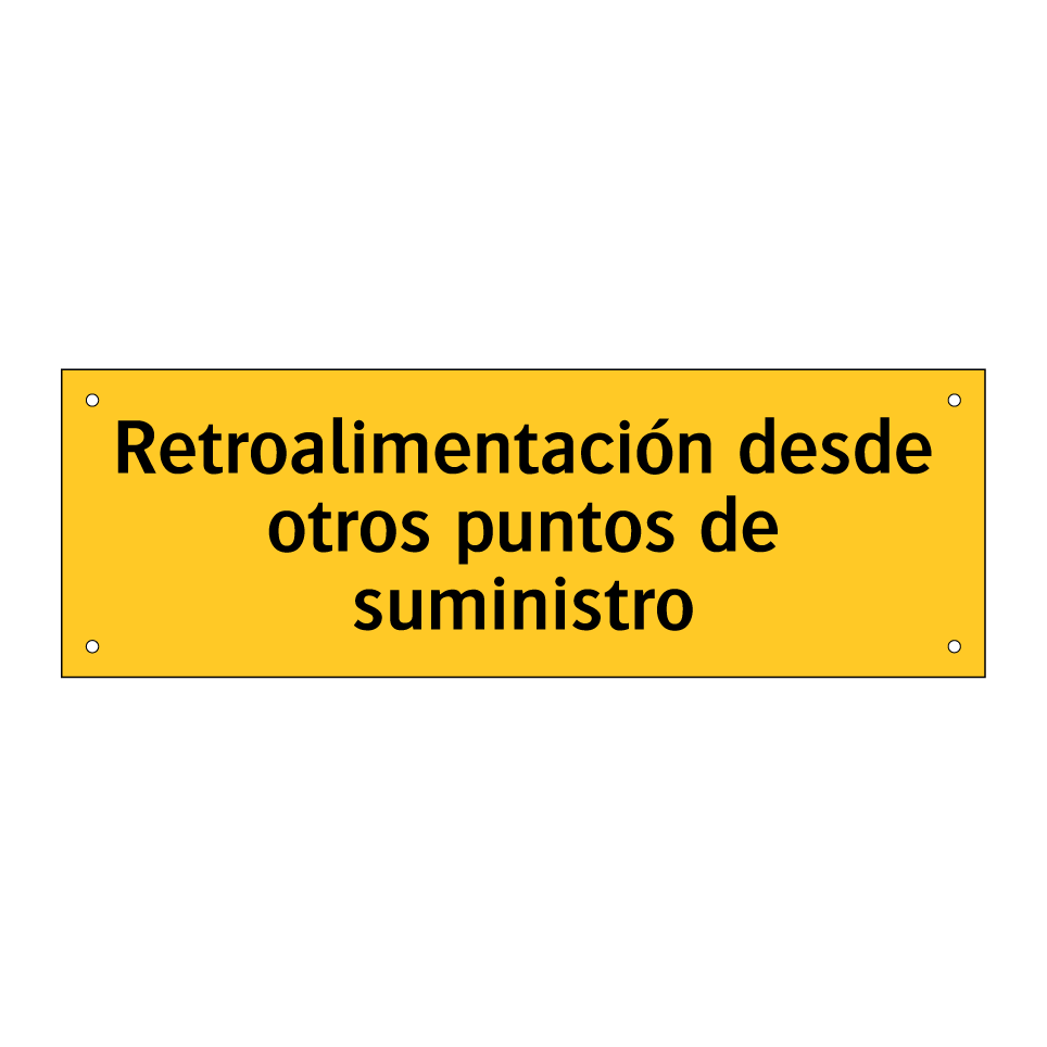 Retroalimentación desde otros puntos de suministro