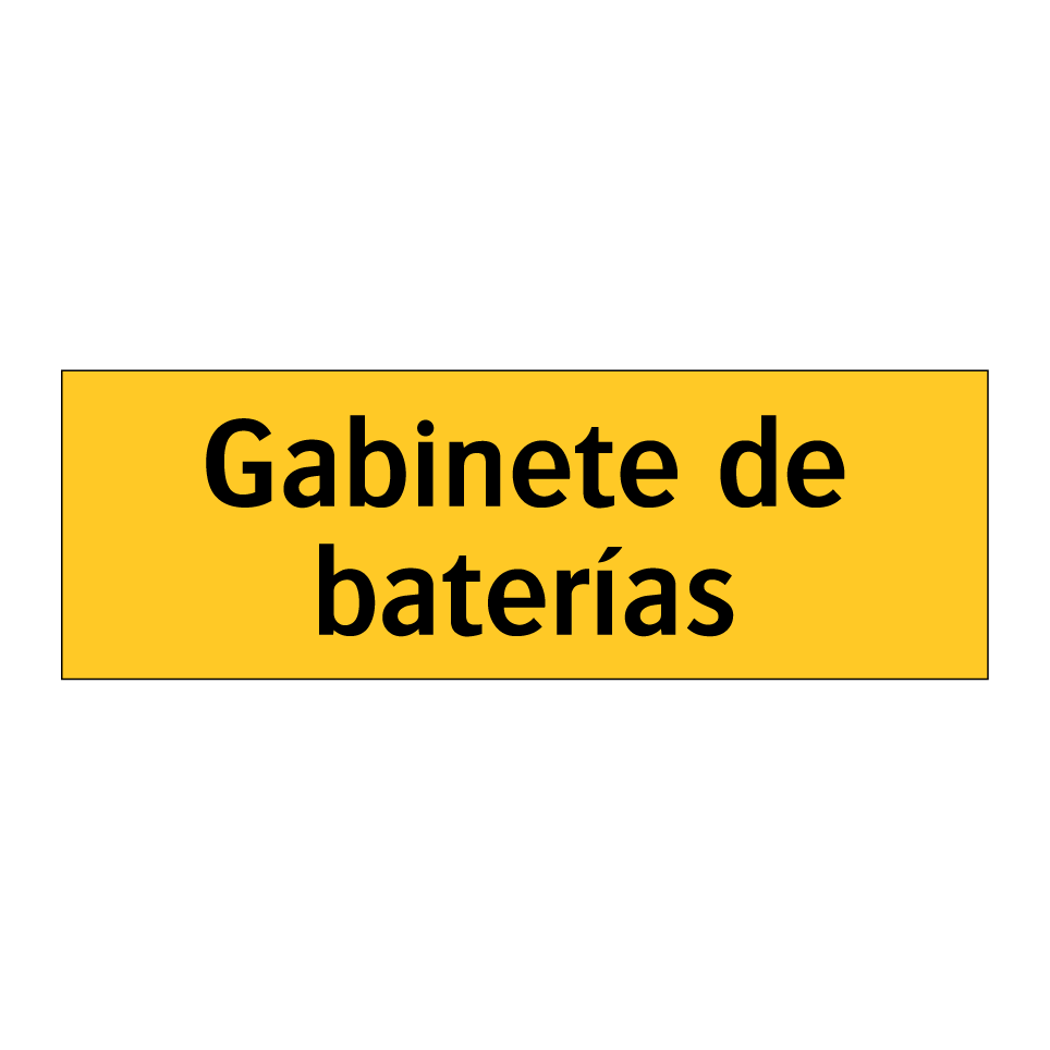 Gabinete de baterías