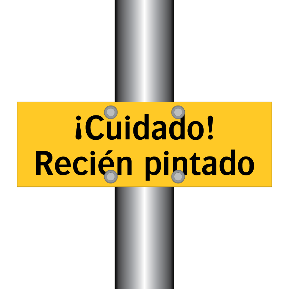 ¡Cuidado! Recién pintado