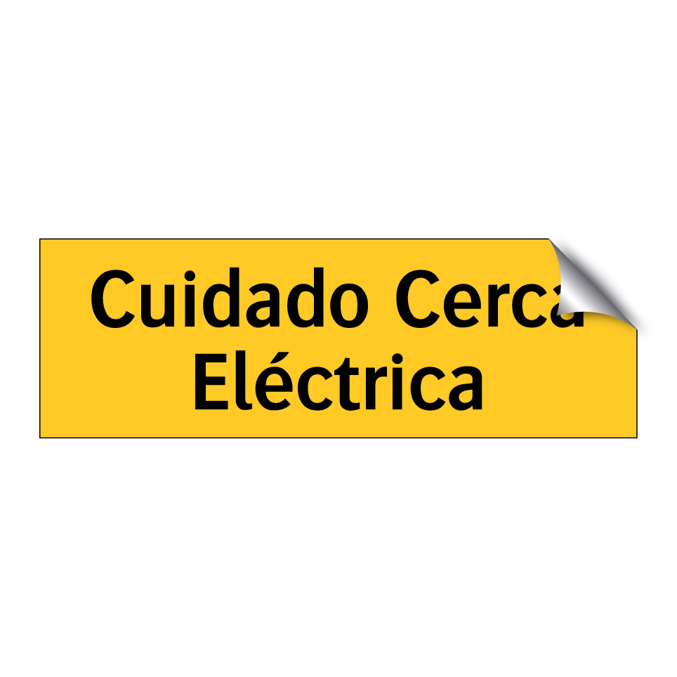 Cuidado Cerca Eléctrica