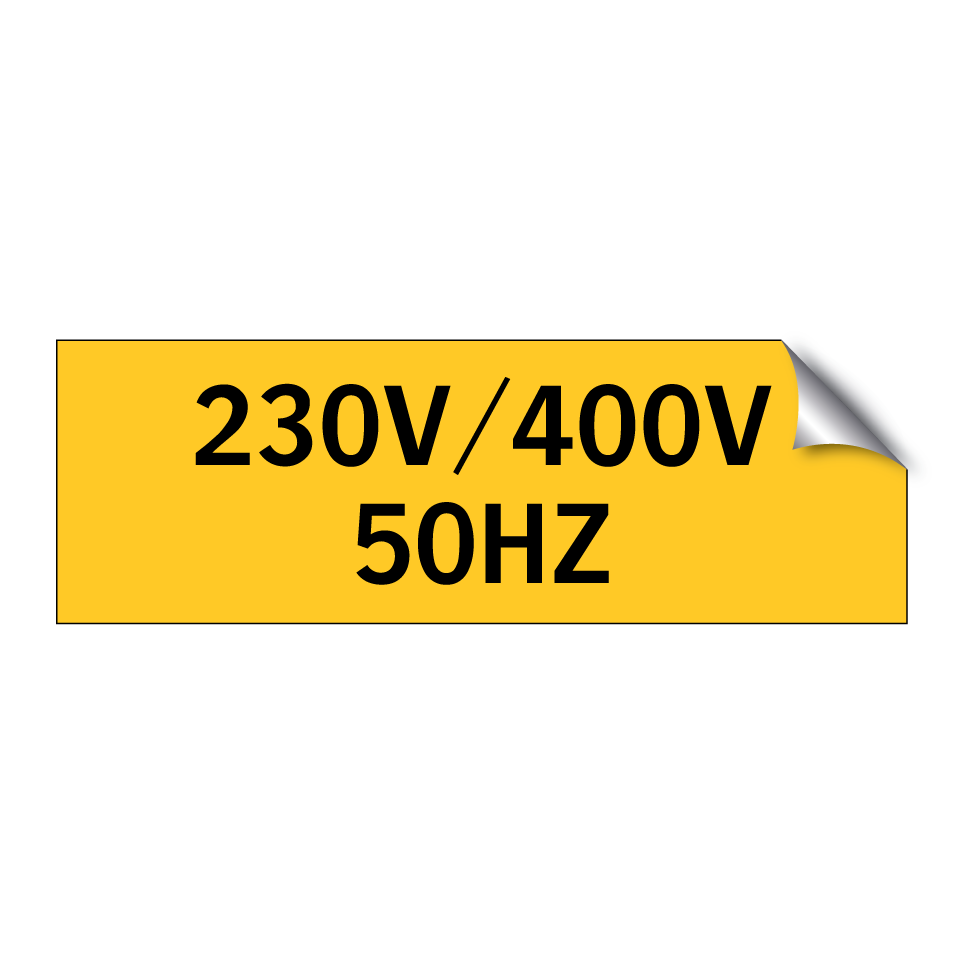 230V/400V 50HZ