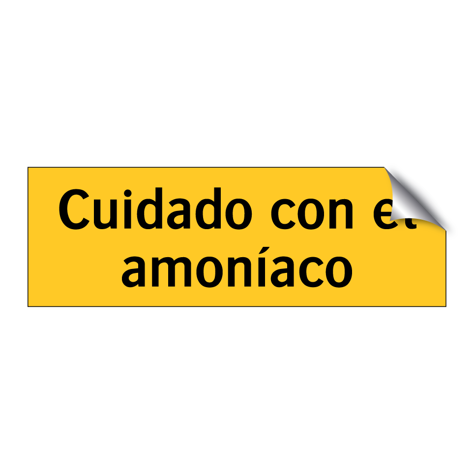 Cuidado con el amoníaco