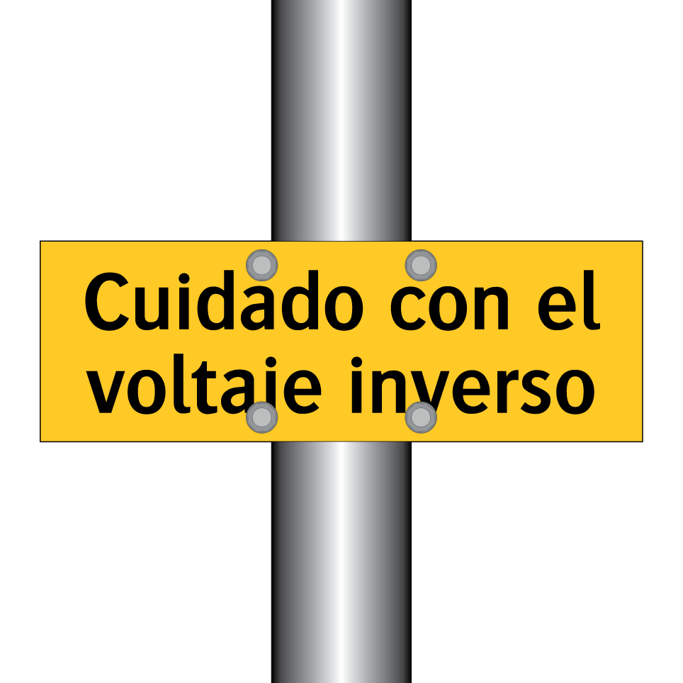 Cuidado con el voltaje inverso