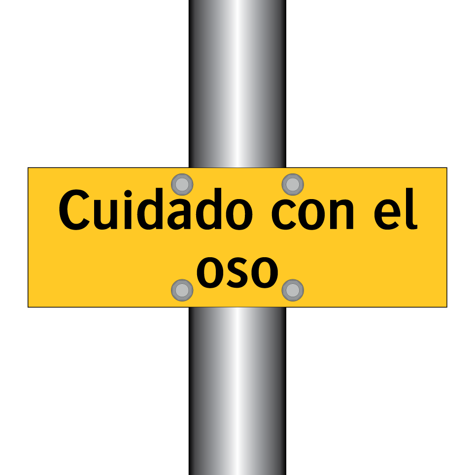 Cuidado con el oso