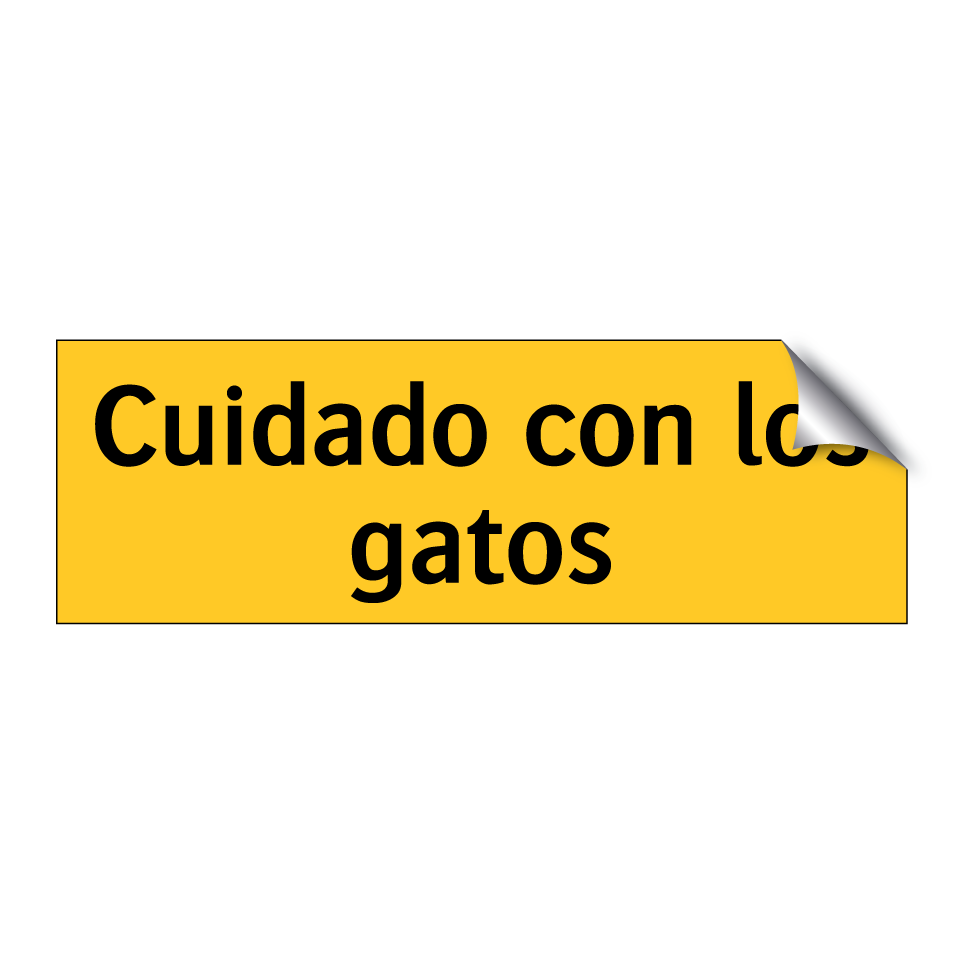 Cuidado con los gatos