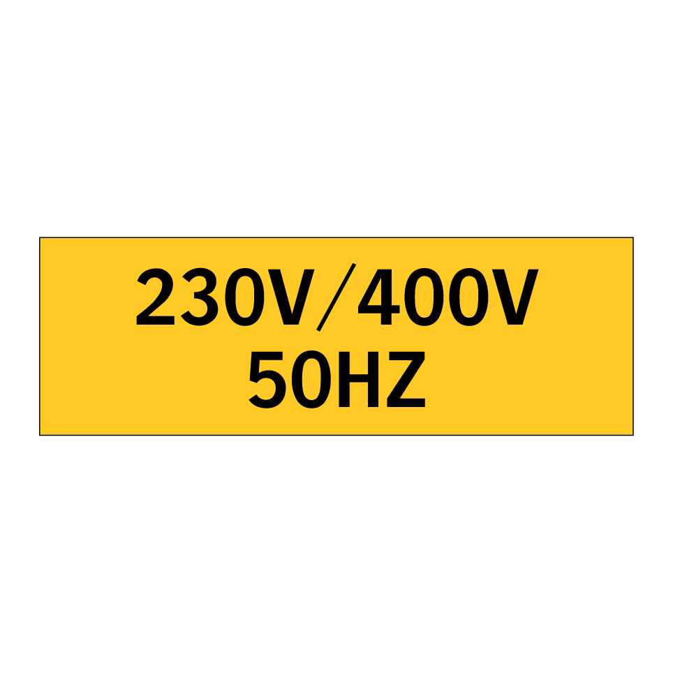 230V/400V 50HZ