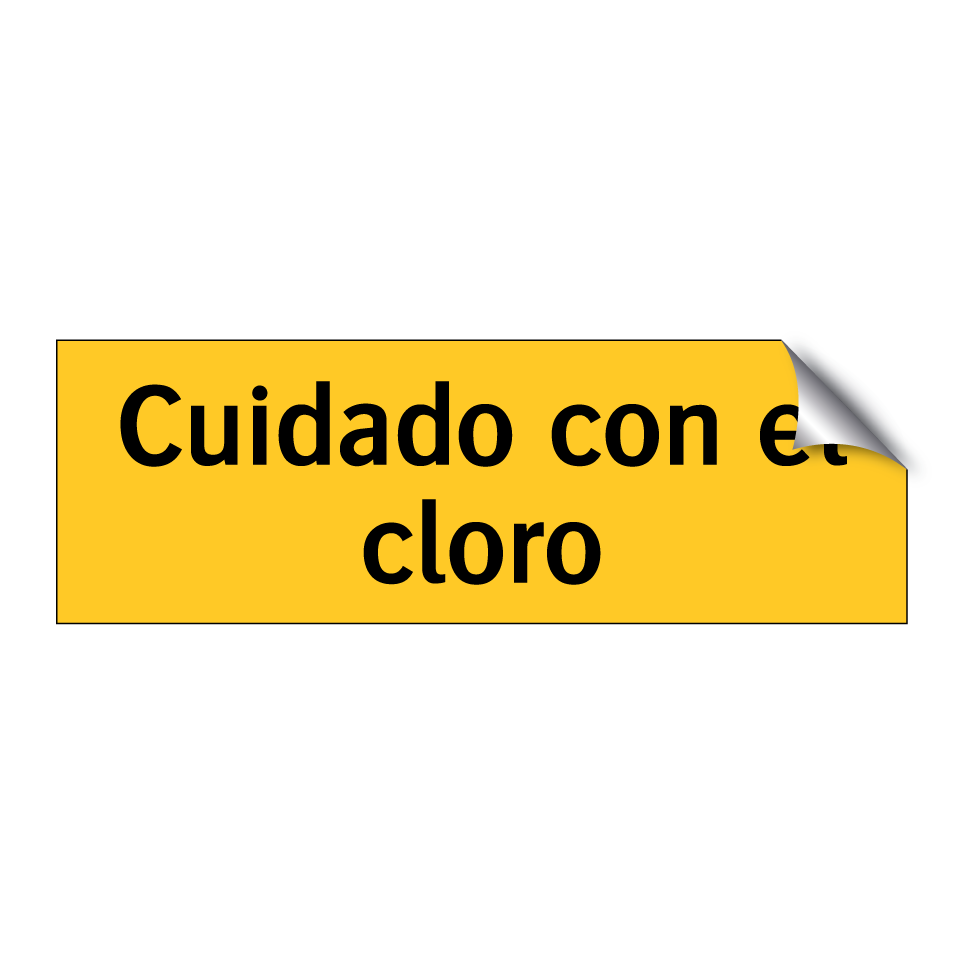 Cuidado con el cloro