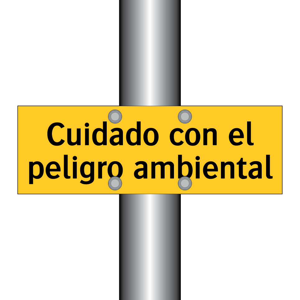 Cuidado con el peligro ambiental