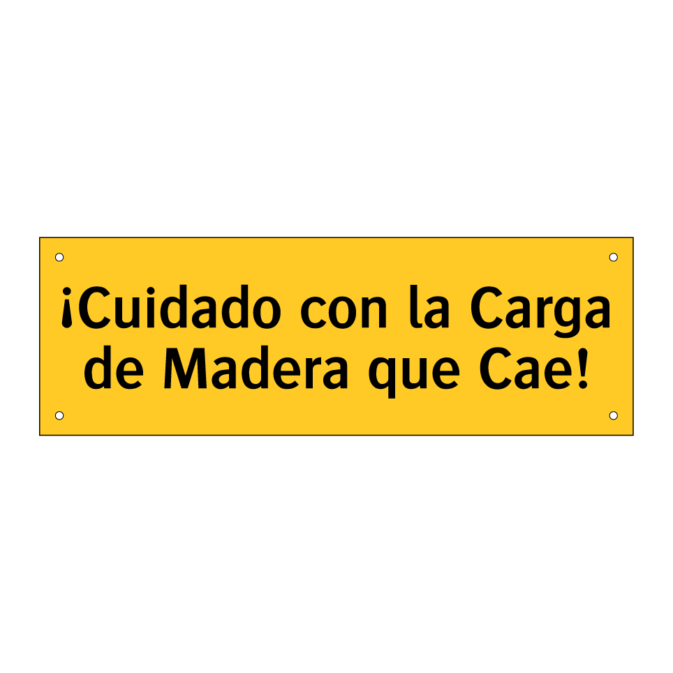 ¡Cuidado con la Carga de Madera que Cae!
