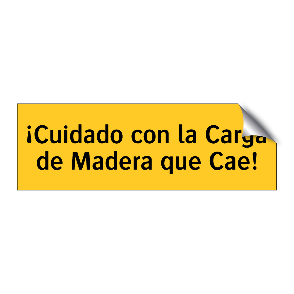 ¡Cuidado con la Carga de Madera que Cae!