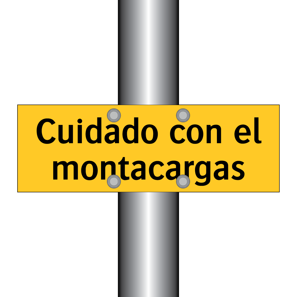 Cuidado con el montacargas