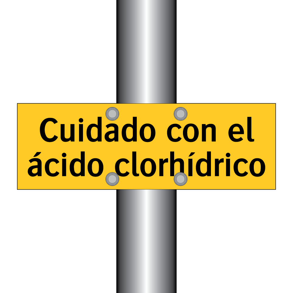 Cuidado con el ácido clorhídrico