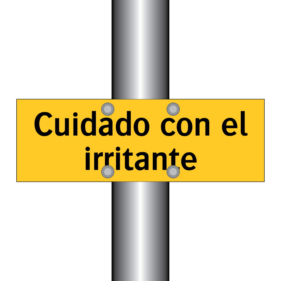 Cuidado con el irritante