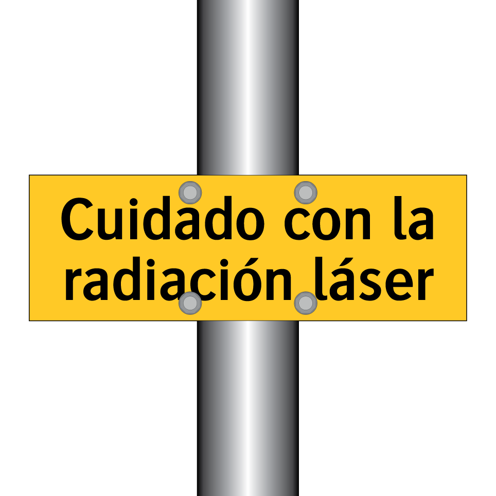 Cuidado con la radiación láser