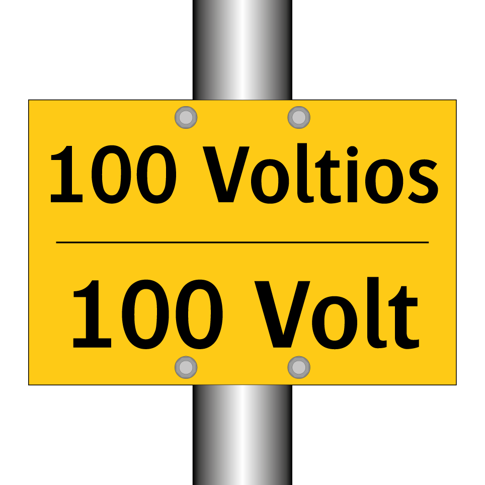 100 Voltios - 100 Volt