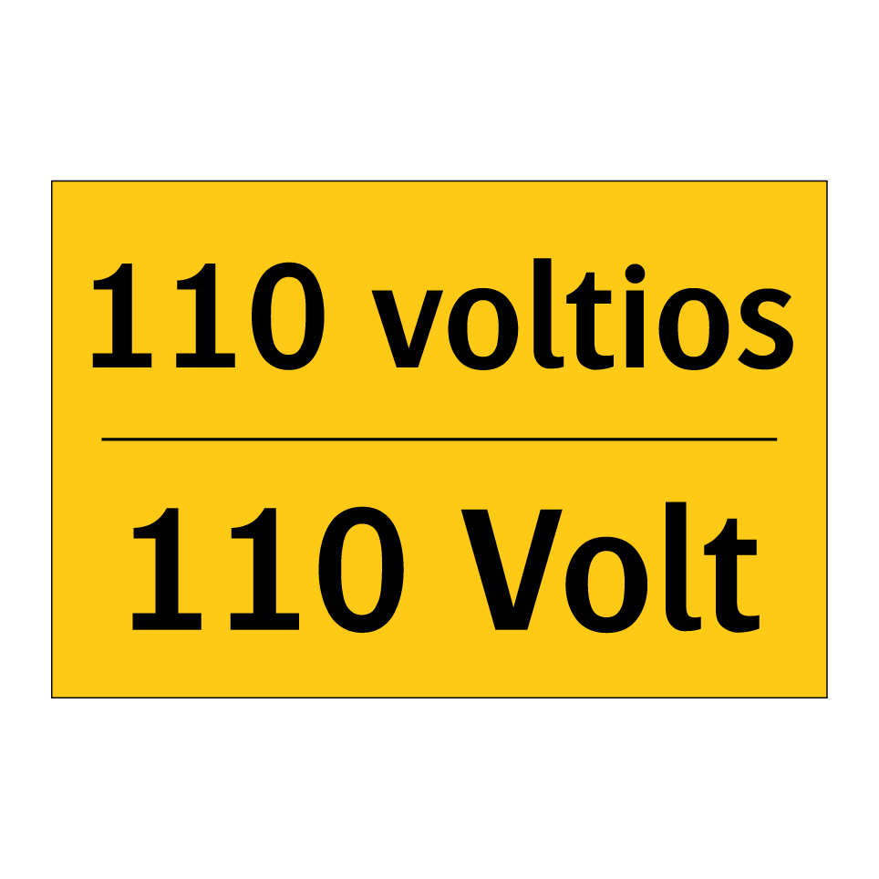 110 voltios - 110 Volt