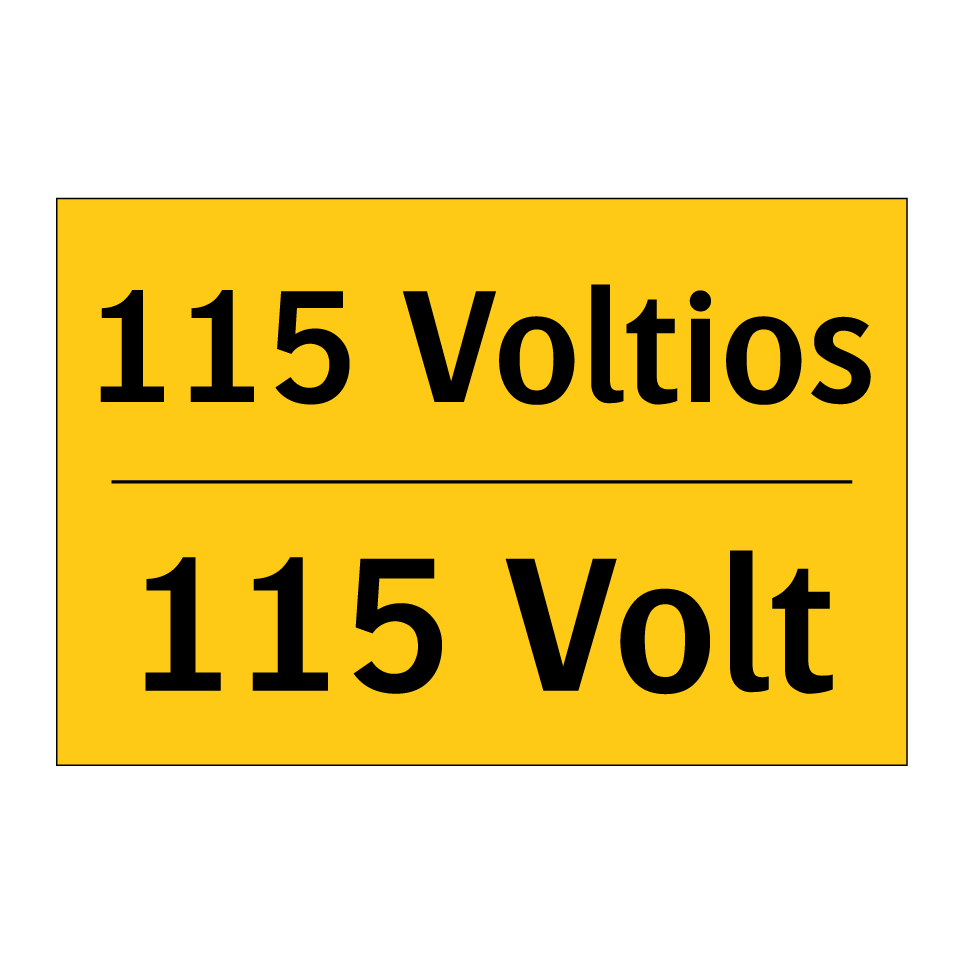 115 Voltios - 115 Volt