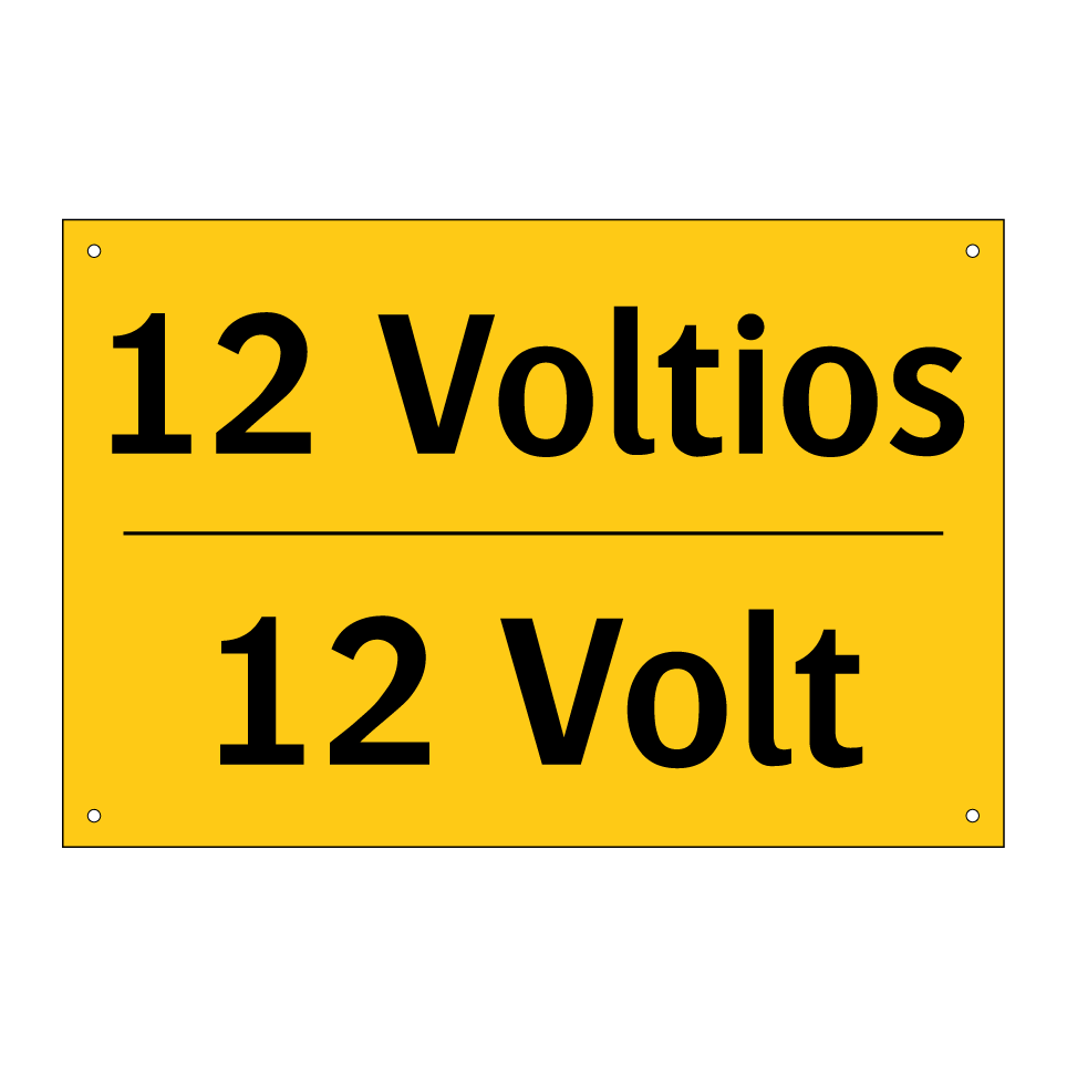 12 Voltios - 12 Volt