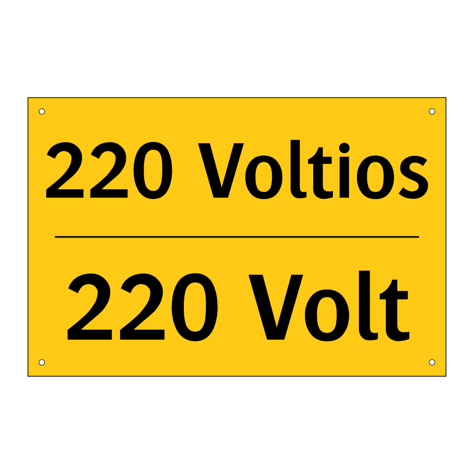 220 Voltios - 220 Volt