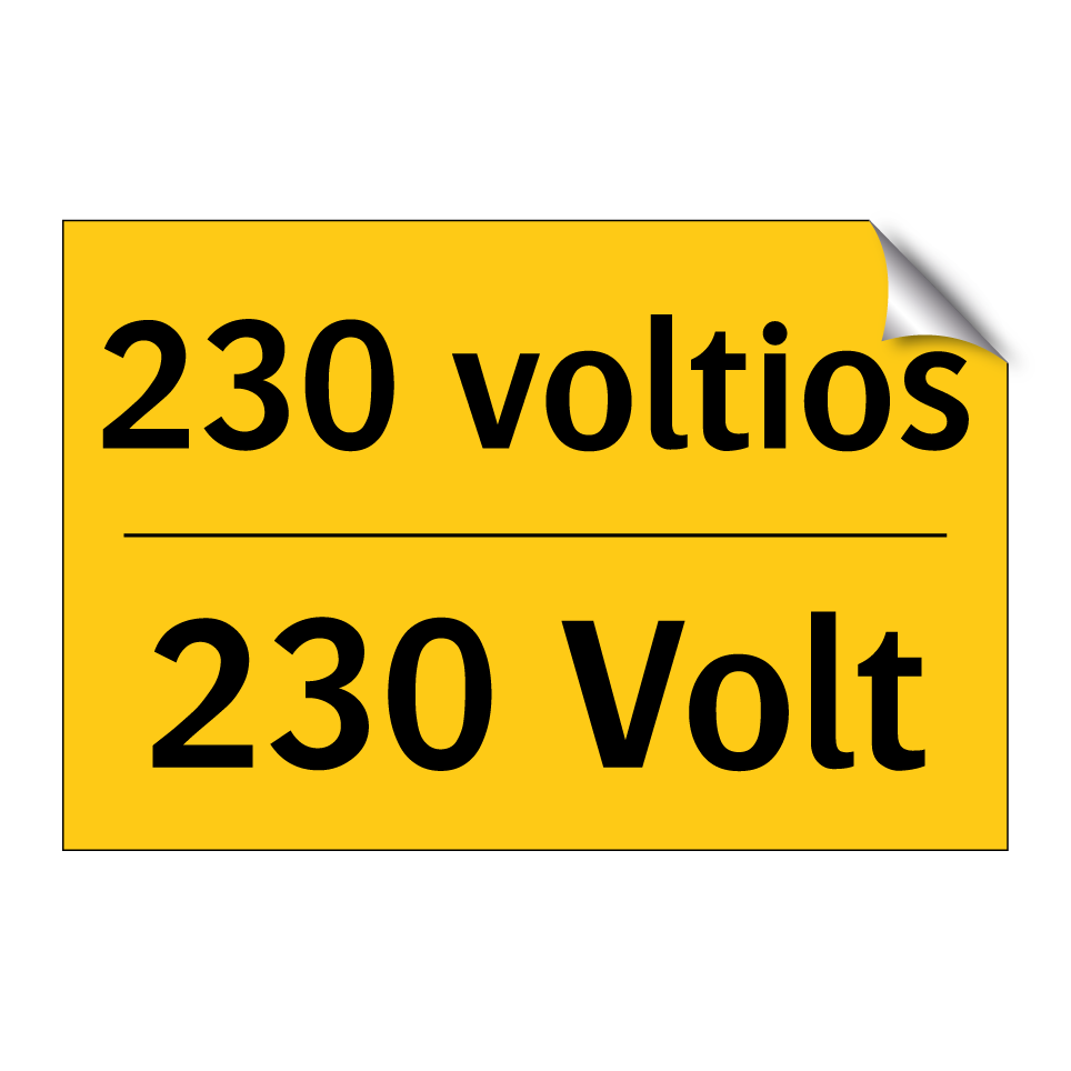 230 voltios - 230 Volt