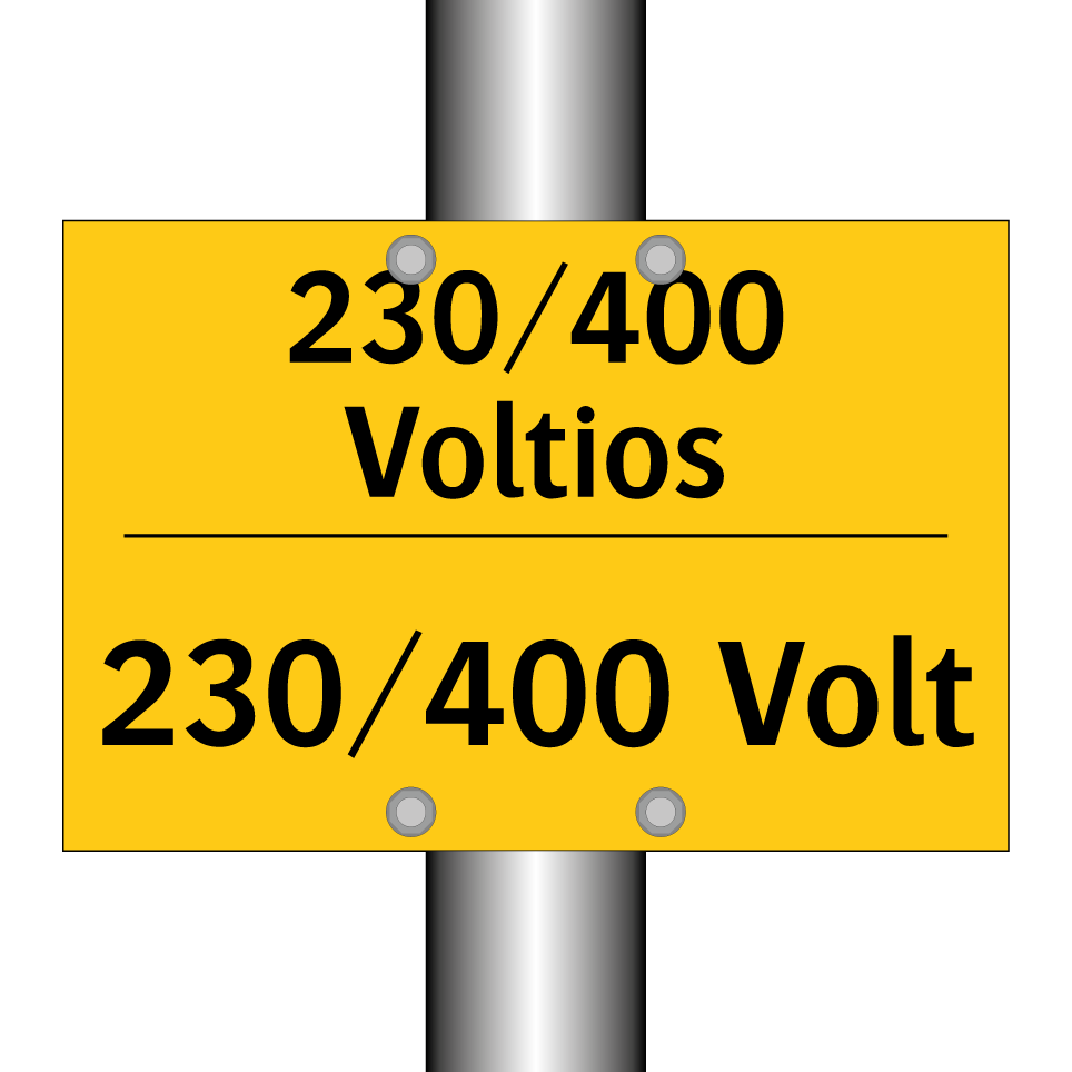 230/400 Voltios - 230/400 Volt