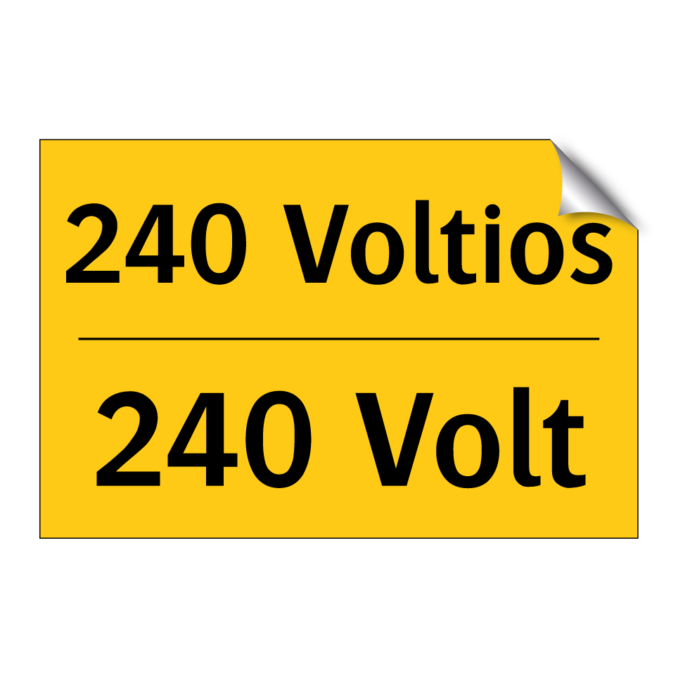 240 Voltios - 240 Volt