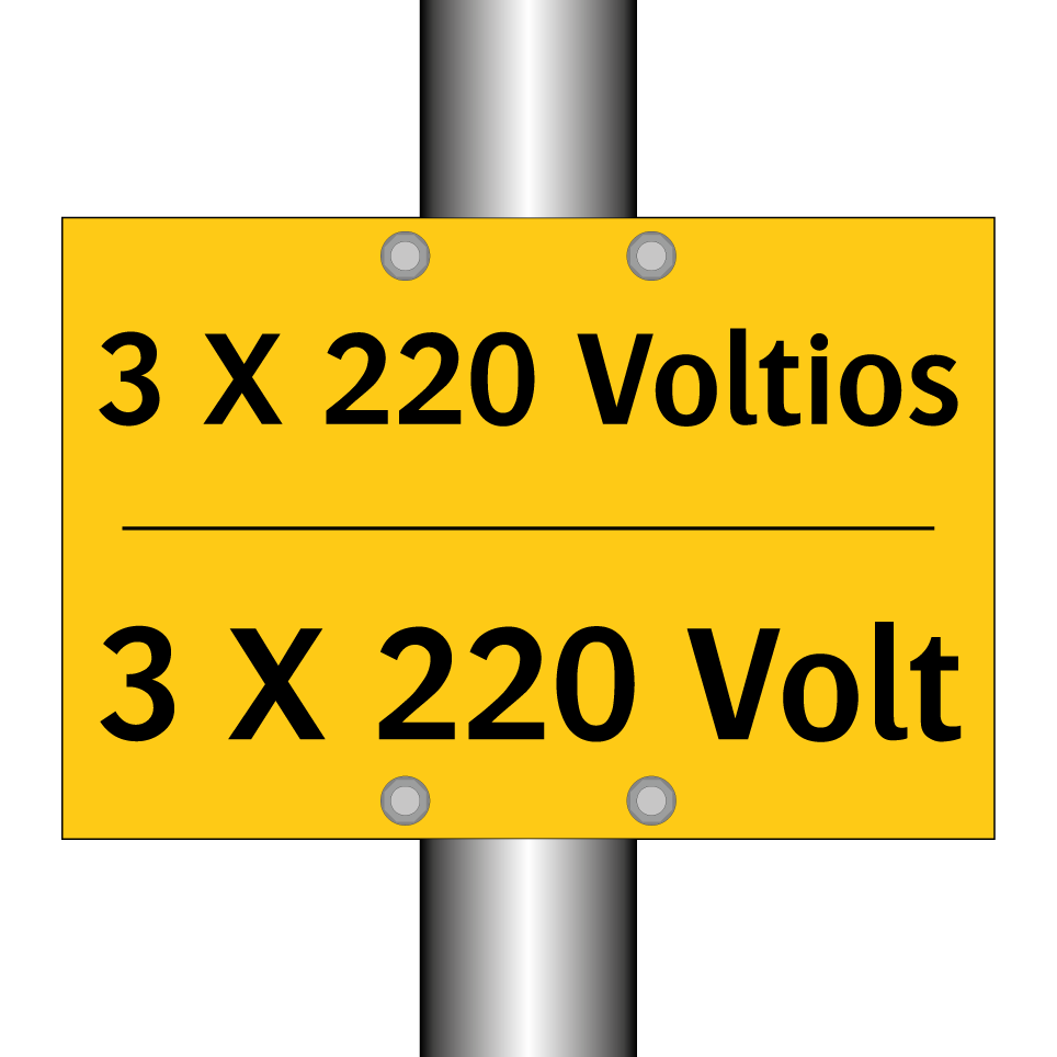 3 X 220 Voltios - 3 X 220 Volt