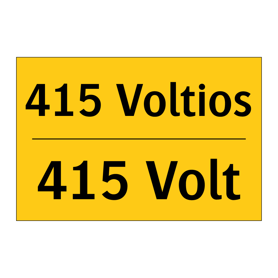 415 Voltios - 415 Volt