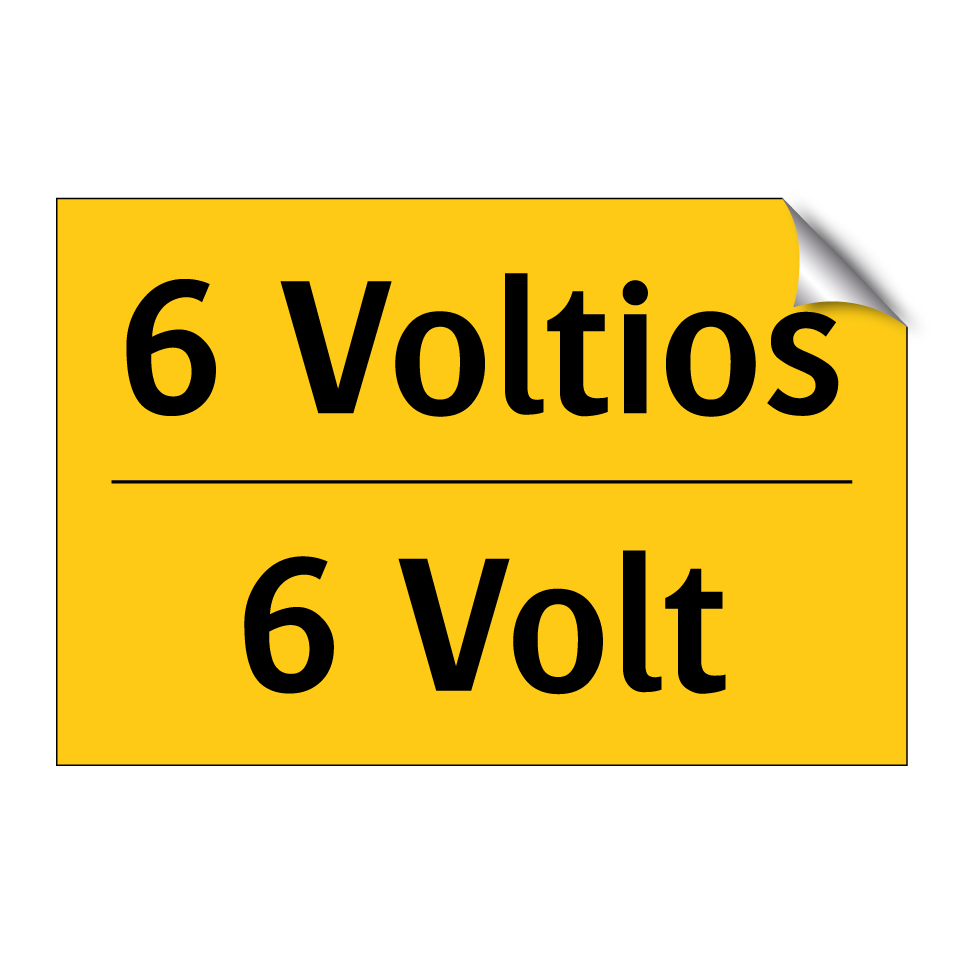 6 Voltios - 6 Volt