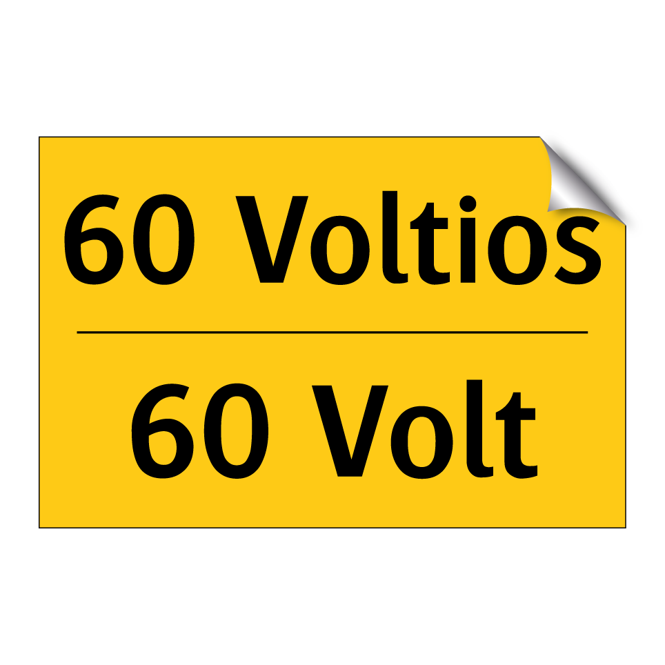 60 Voltios - 60 Volt