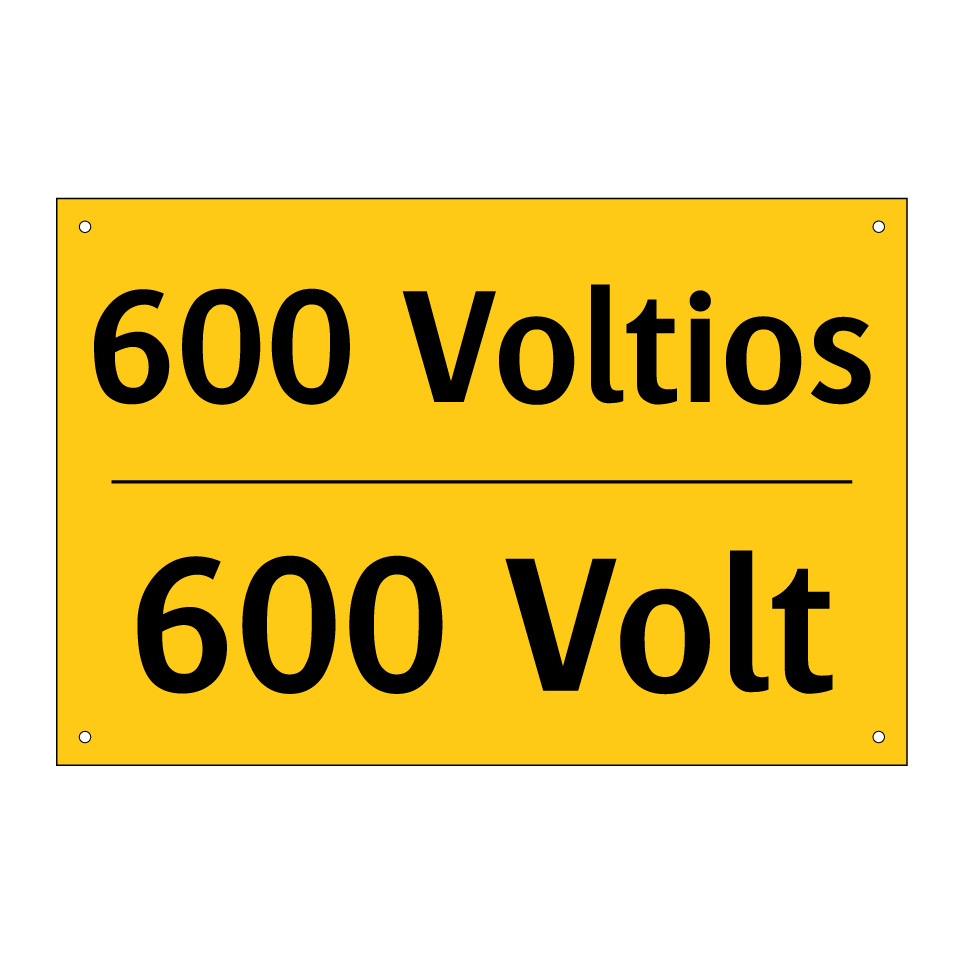 600 Voltios - 600 Volt