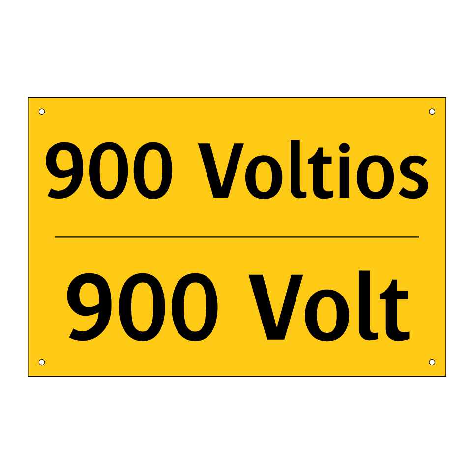 900 Voltios - 900 Volt