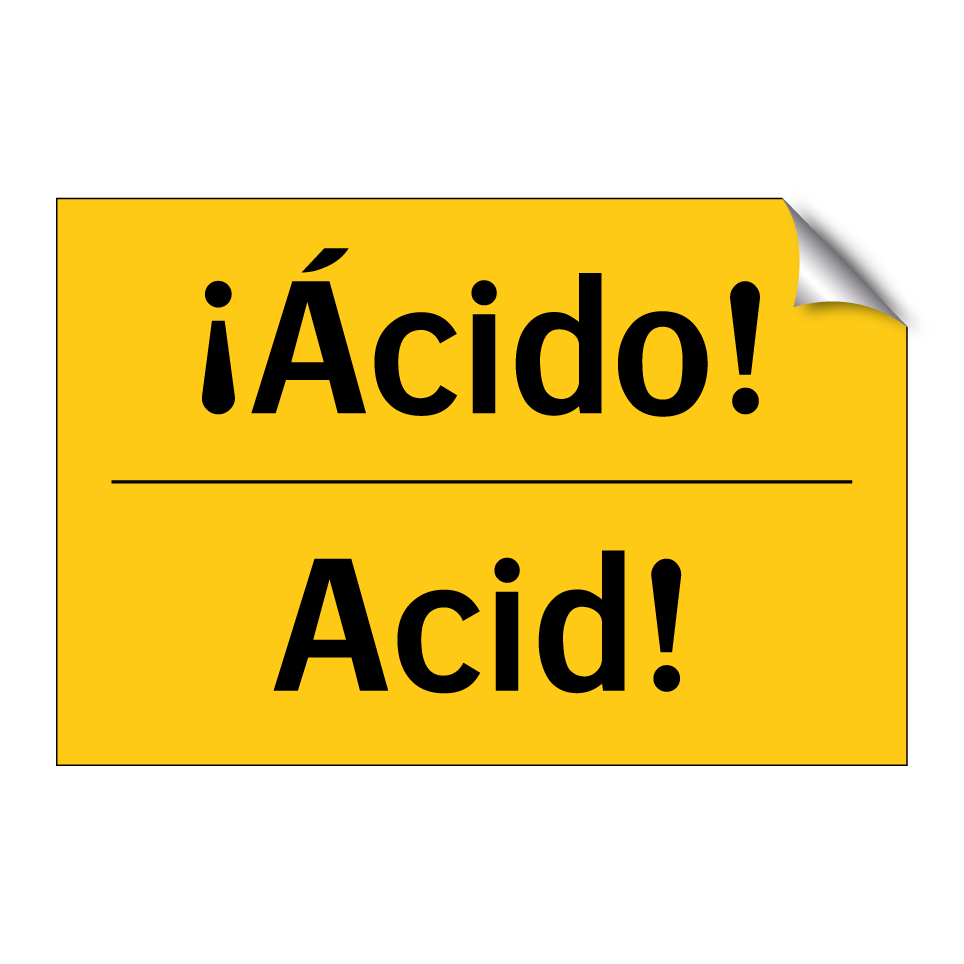 ¡Ácido! - Acid!