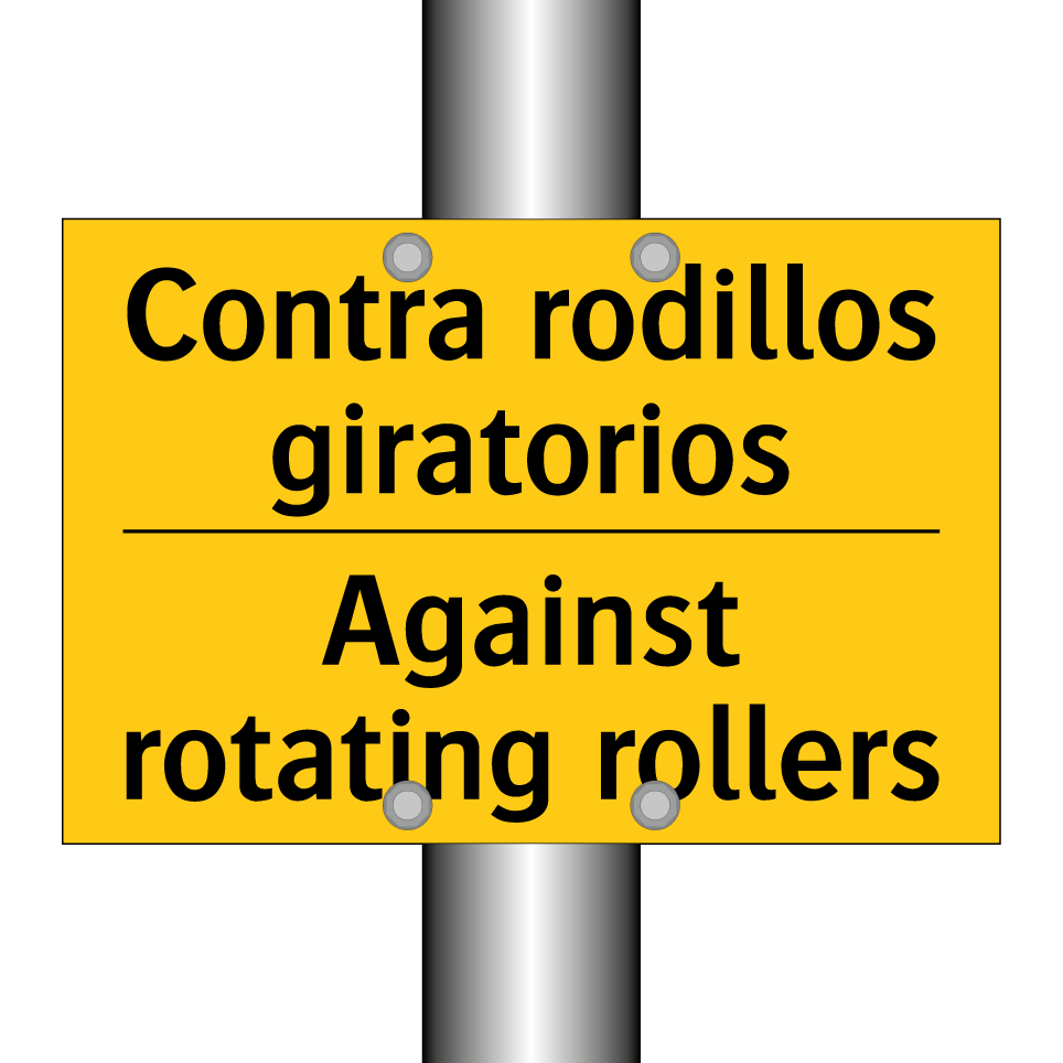 Contra rodillos giratorios - Against rotating rollers