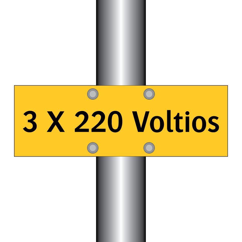 3 X 220 Voltios