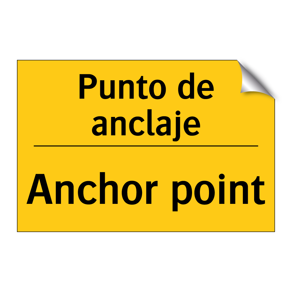 Punto de anclaje - Anchor point