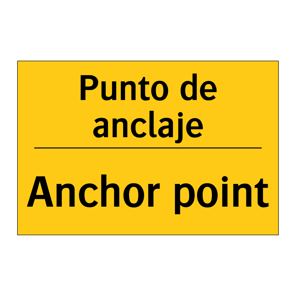 Punto de anclaje - Anchor point