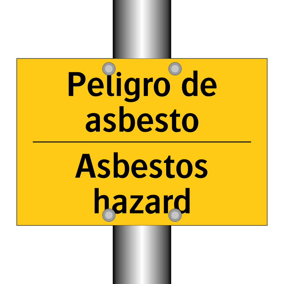Peligro de asbesto - Asbestos hazard