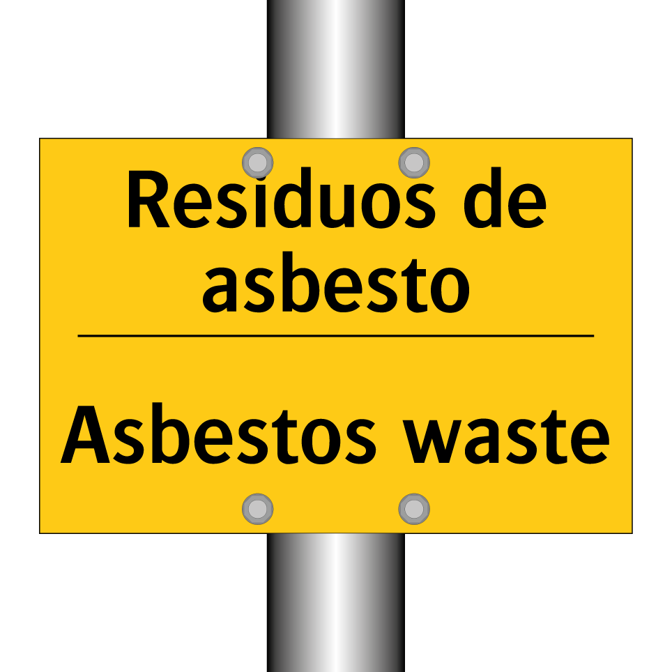 Residuos de asbesto - Asbestos waste