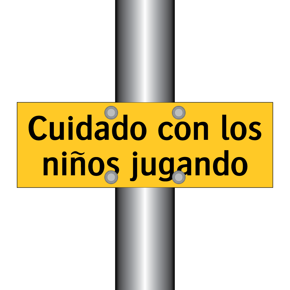 Cuidado con los niños jugando