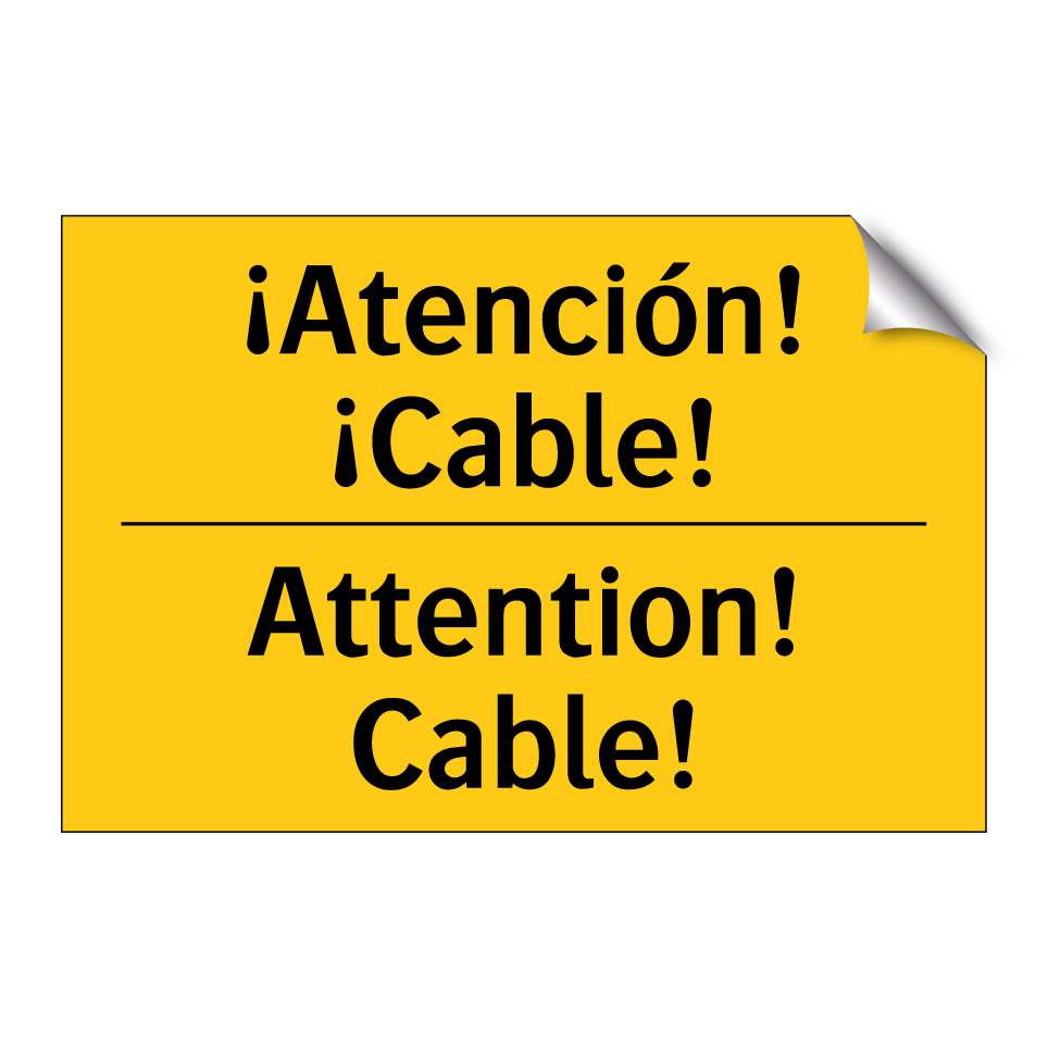 ¡Atención! ¡Cable! - Attention! Cable!