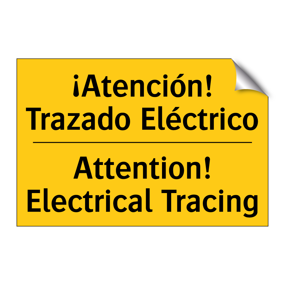 ¡Atención! Trazado Eléctrico - Attention! Electrical Tracing