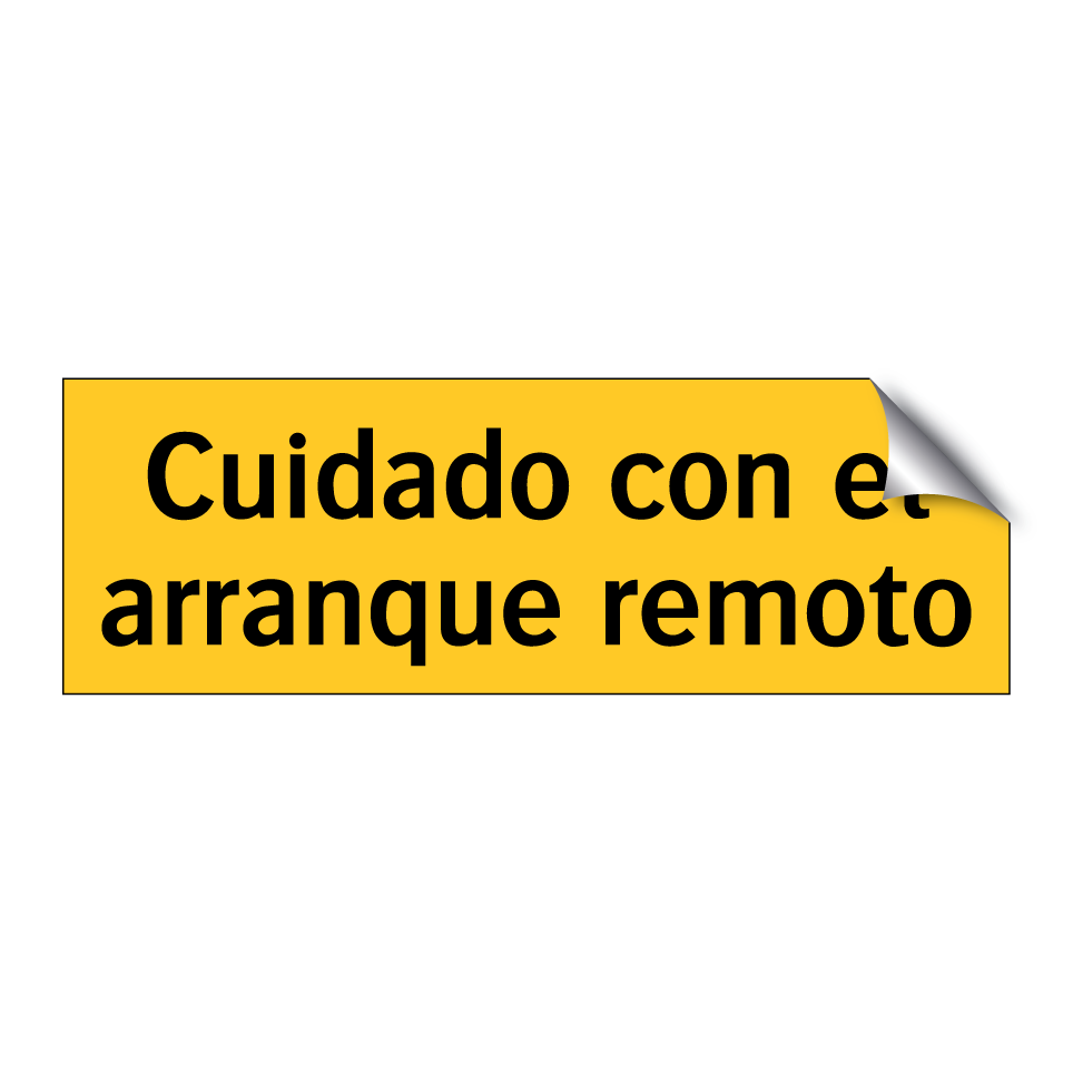 Cuidado con el arranque remoto